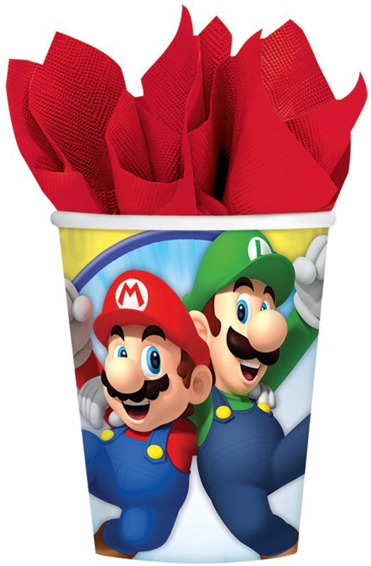 Ποτήρια 250ml. Super Mario 8Τμχ (M9901537)