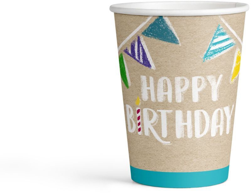 Ποτήρια 250ml. Birthday Party 8Τμχ (M9904391)