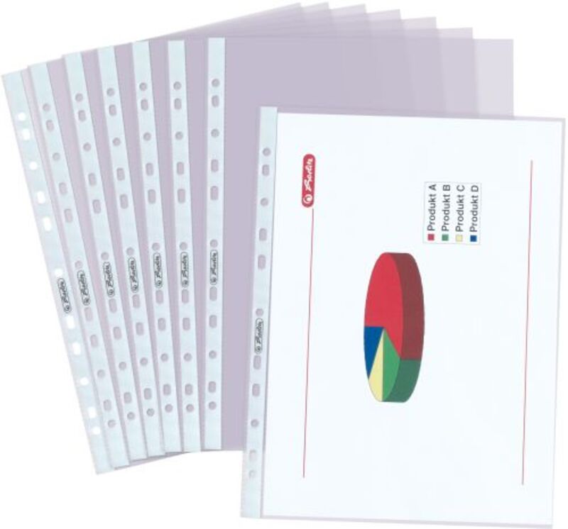 Herlitz Ζελατίνες Με Τρύπες PP A4-10 Τμχ (5814009) φωτογραφία