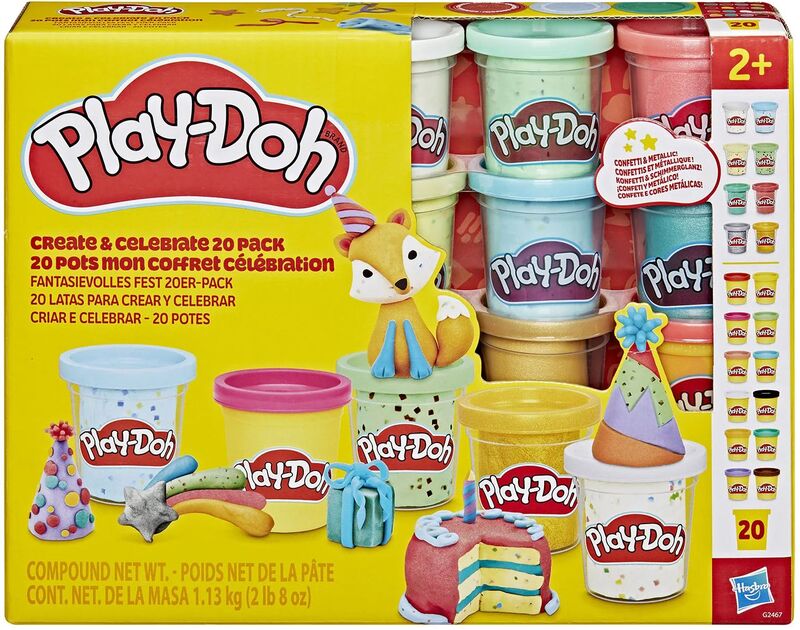 Playdoh Create & Celebrate 20 Pack (G2467)