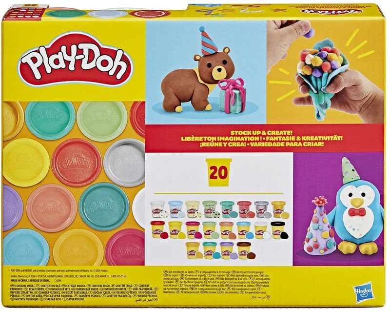 Playdoh Create & Celebrate 20 Pack (G2467) - φωτογραφία 4