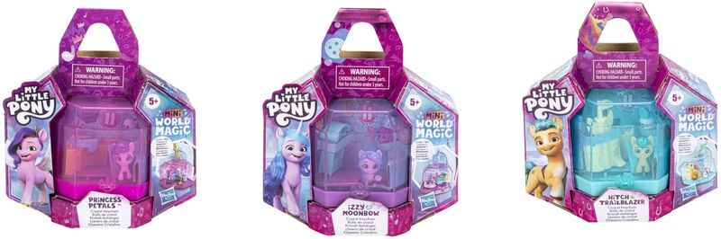 My Little Pony Mini World Magic Crystal Keychain-3 Σχέδια (F3872) - φωτογραφία 3