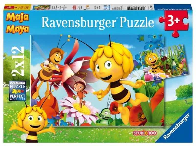 Ravensburger Παζλ 2×12 Μάγια Η Μέλισσα (07594)