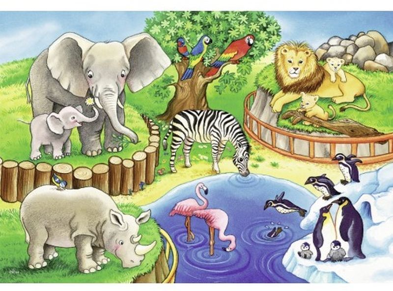 Παζλ 2Χ12 Ζωολογικός Κήπος (07602) φωτογραφία