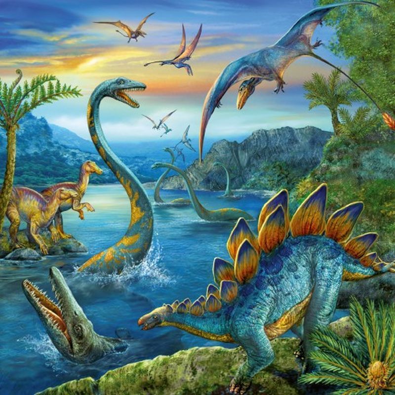 Ravensburger Παζλ 3x49 Δεινόσαυροι (09317) - φωτογραφία 2