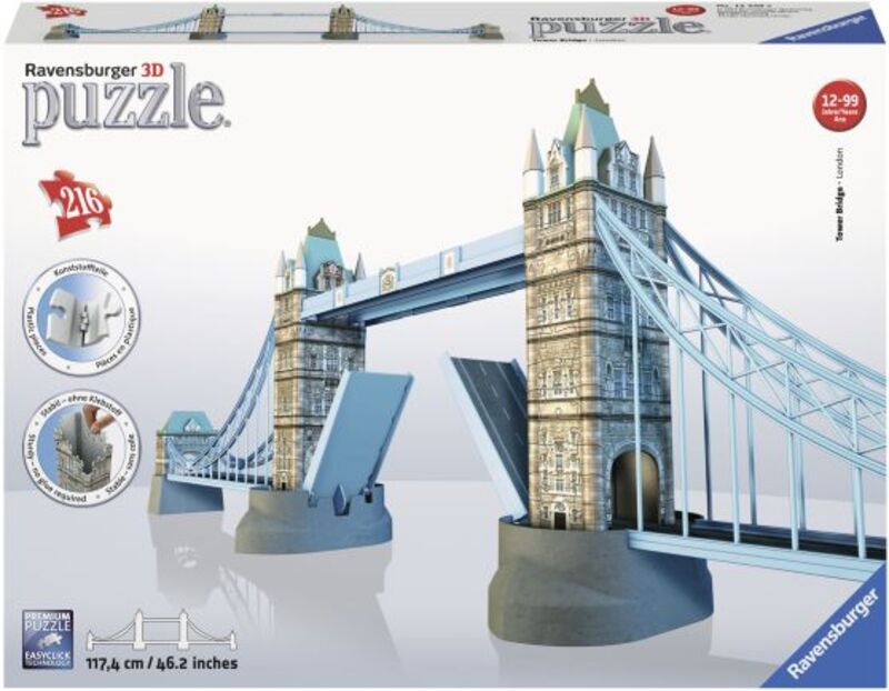 Παζλ 3D Maxi Η Γέφυρα Του Πύργου-Λονδίνο (12559)