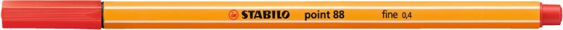 Stabilo Μαρκαδόρος Point 88/40 Red (01088040)