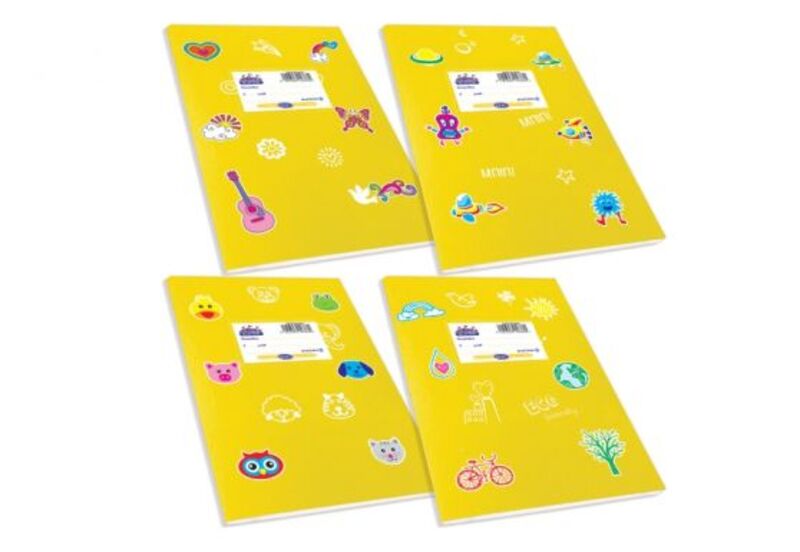 Skag Τετράδιο Κίτρινο Χρωματιστό Κλασικά Super 17x25-50 Φύλλων 80gr 1Τμχ (246880)