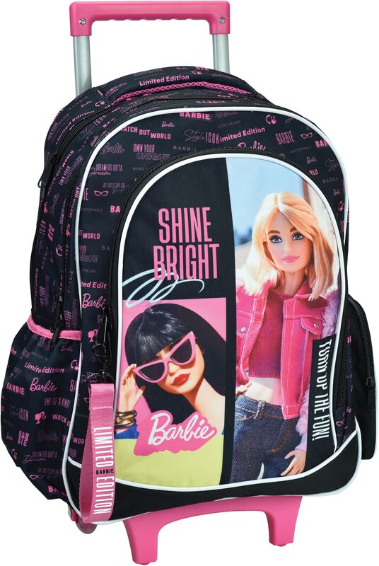 Barbie Core 25 Σακίδιο Trolley+Δώρο φιγούρα της Barbie. (349-92074)