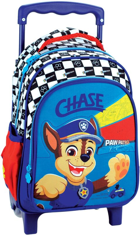 Paw Patrol Chase Racing 26 Σακίδιο Νηπιαγωγείου Τρόλευ (354-00072)