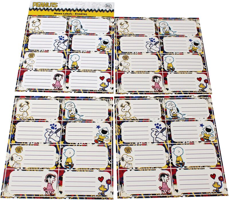Gim Peanuts Ετικέτα-4Τμχ (775-74146) φωτογραφία