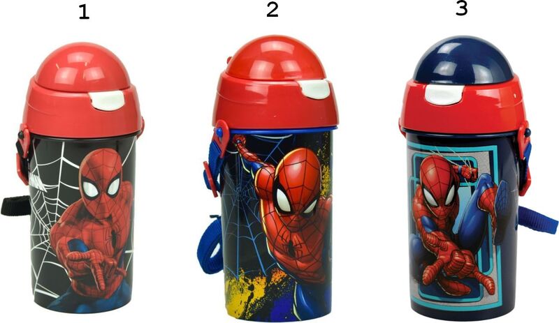 GIM Παγούρι PP Spiderman 500ml-3 Σχέδια (557-00209) φωτογραφία