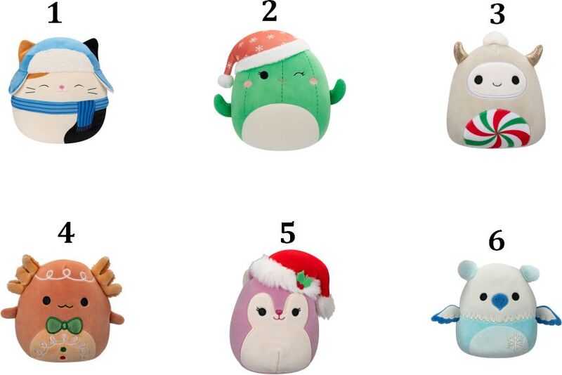 Squishmallows Xmas W2B 13cm-6 Σχέδια (JWSQ0589) - φωτογραφία 2