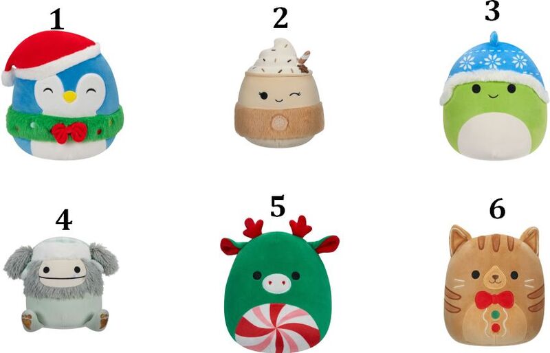 Squishmallows Xmas W2 19cm-6 Σχέδια (JWSQ0597) - φωτογραφία 2