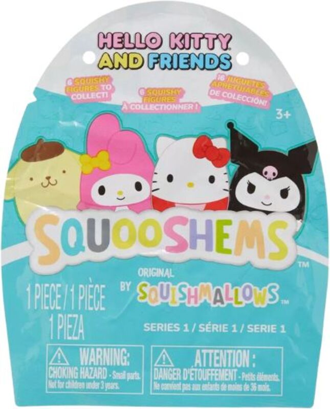 Squishmallows-Squooshems Sanrio Φακελάκι 6cm-6 Σχέδια (JWSS0025)