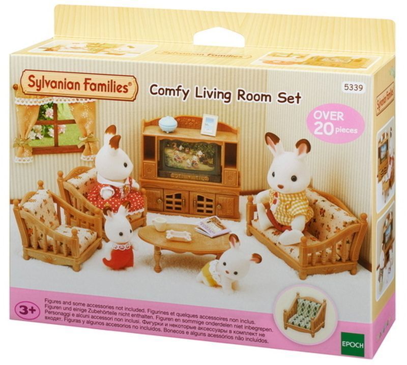 Sylvanian Families Comfy Living Room Set (047318-5339) φωτογραφία