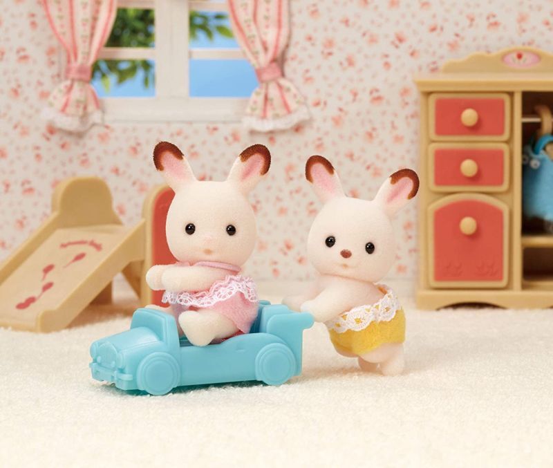 Sylvanian Families Δίδυμα Μωρά Chocolate Rabbit Twins (053335-5420) - φωτογραφία 3