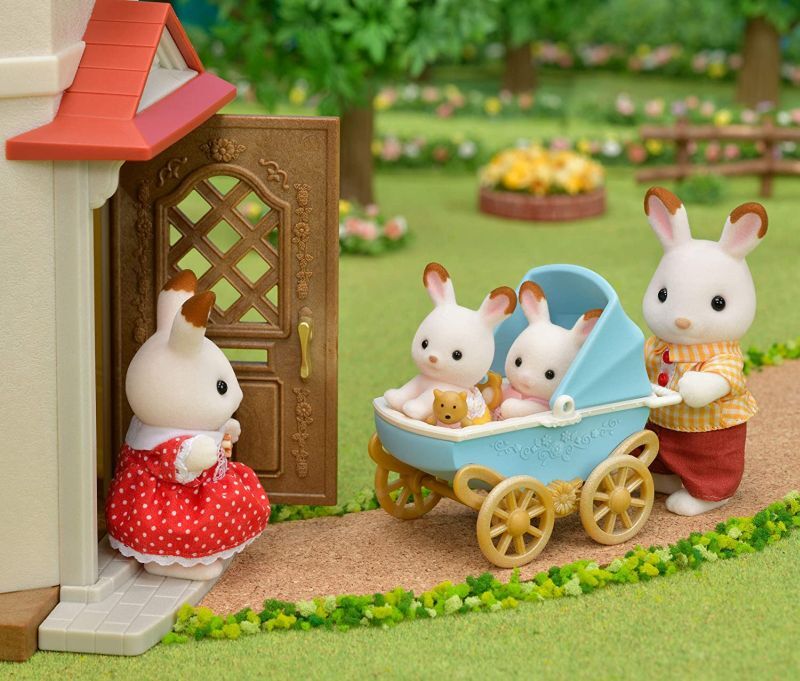 Sylvanian Families Σετ Δίδυμα Μωρά Chocolate Rabbit Twins (053336-5432) - φωτογραφία 3