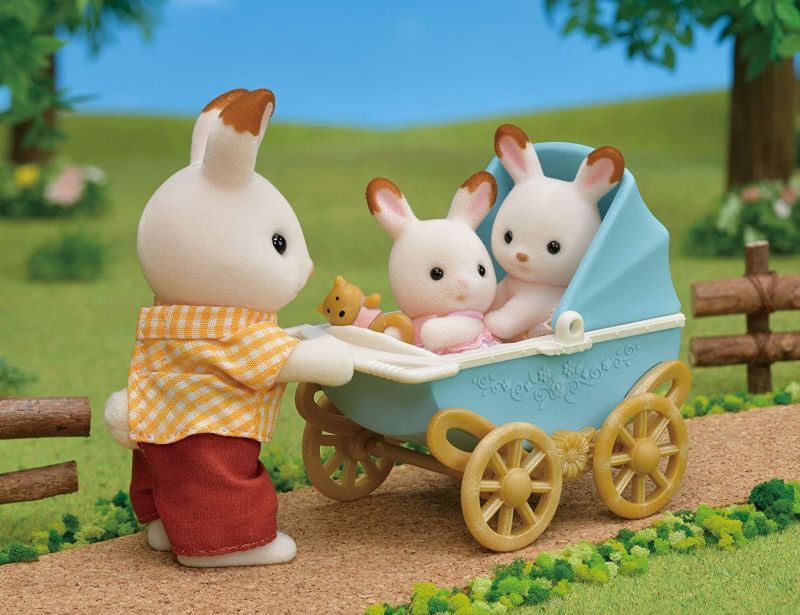 Sylvanian Families Σετ Δίδυμα Μωρά Chocolate Rabbit Twins (053336-5432) - φωτογραφία 4