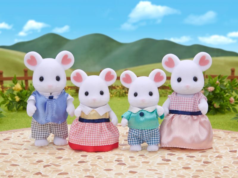Sylvanian Families Οικογένεια Marshmallow Mouse (068148-5308) φωτογραφία