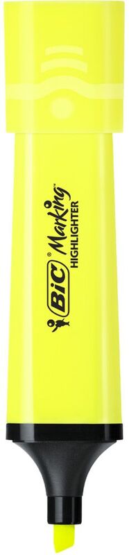 Bic B.Υπογραμμιστής Highlighter Flat Fluo Κίτρινο (517962)