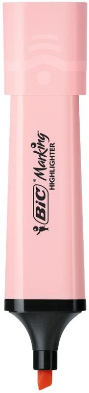 Bic B.Υπογραμμιστής Highlighter Flat Pastel Ροζ (518204)