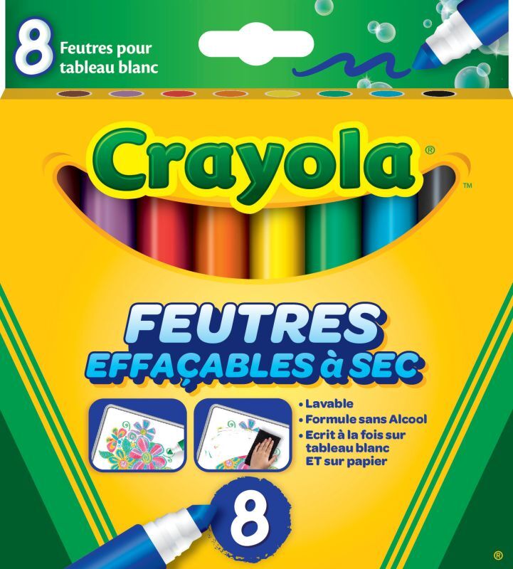 Crayola Μαρκαδόροι Πίνακα 8Τμχ (03.8223)