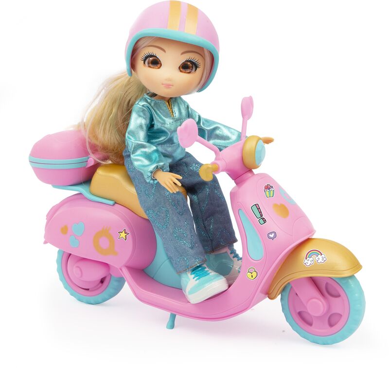 Unique Eyes Fun Ride Κούκλα Με Σκούτερ-3 Σχέδια (MYM11000) - φωτογραφία 4