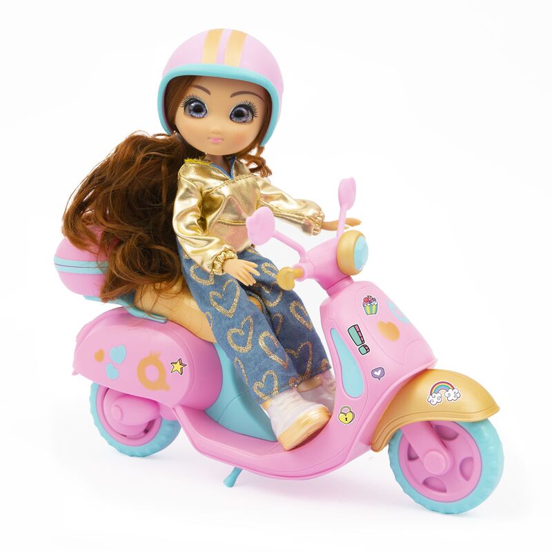 Unique Eyes Fun Ride Κούκλα Με Σκούτερ-3 Σχέδια (MYM11000) - φωτογραφία 5