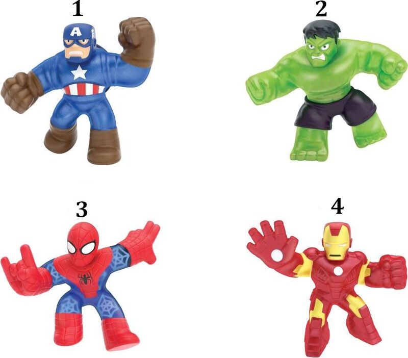 Goo Jit Zu Marvel Single Pack-4 Σχέδια (GJT04000) - φωτογραφία 2