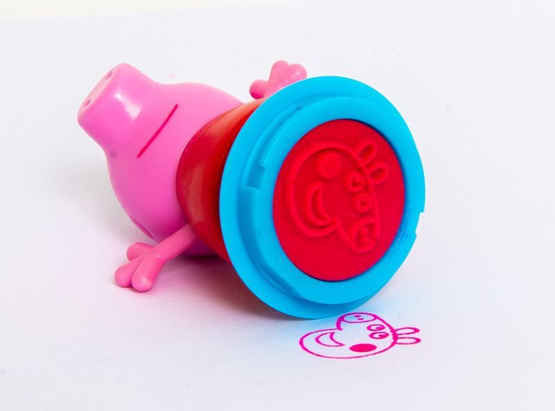 Hero-Mania Peppa Pig Φιγούρες-Σφραγίδες 4Pack - 3 Σχέδια (PP006000) - φωτογραφία 6