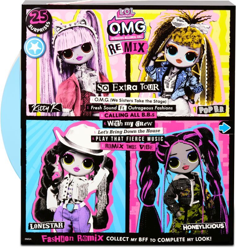 L.O.L Surprise Κούκλα OMG Remix - 3 Σχέδια (LLUG1000) φωτογραφία