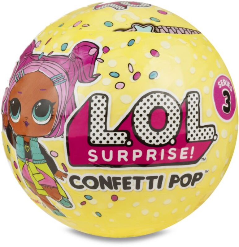 L.O.L Surprise S3 Κούκλα Confetti Pop-1Τμχ (LLU08000/09000/10000)