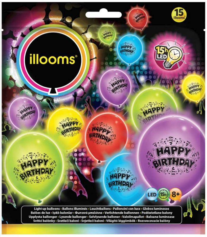 Illooms Happy Birthday 15pack (LLM17000)