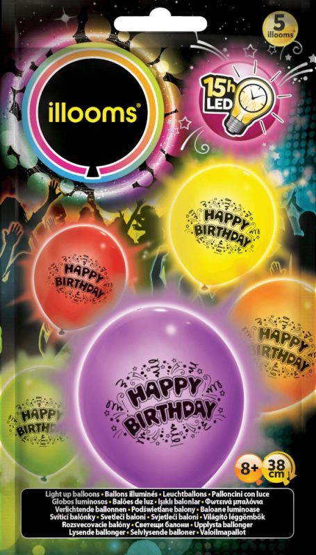 Illooms Happy Birthday 5 pack (LLM11000)
