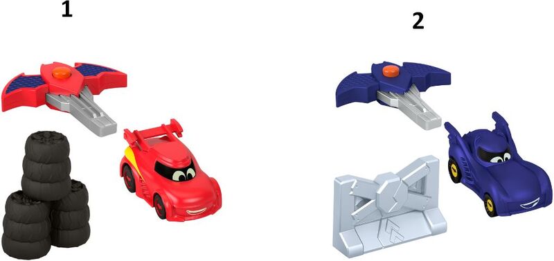Fisher Price Batwheels Όχημα Με Αξεσουάρ-2 Σχέδια (HRJ53) - φωτογραφία 2
