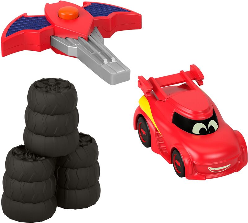 Fisher Price Batwheels Όχημα Με Αξεσουάρ-2 Σχέδια (HRJ53) - φωτογραφία 4