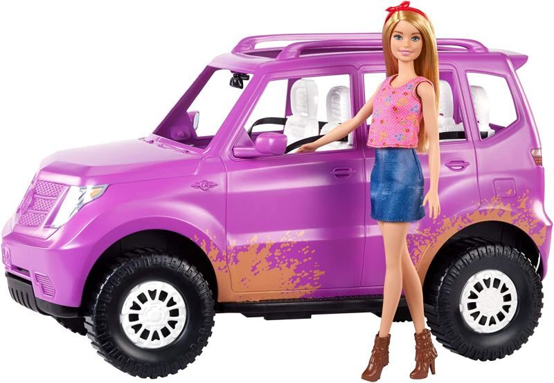 Barbie Camping Fun Σετ – Κούκλα & Όχημα Off Road (GHT18)