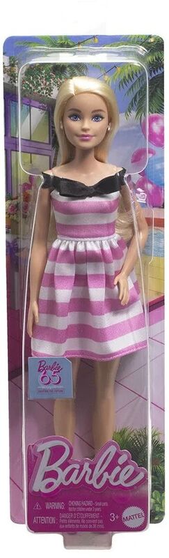 Barbie 65 Χρόνια-Ριγέ Φόρεμα (HTH66) φωτογραφία