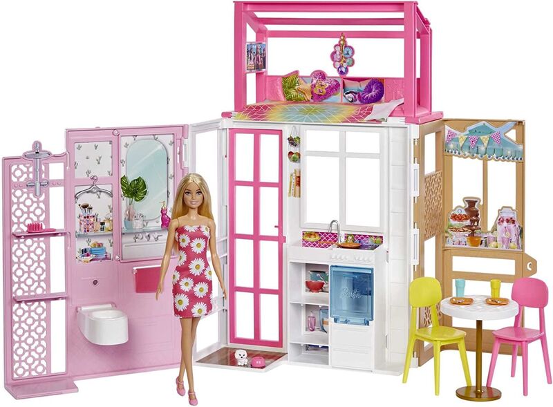 Barbie Vacation House & Κούκλα (HCD48)