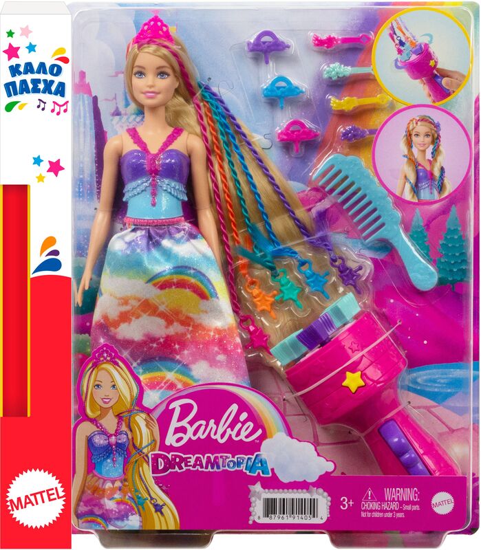 Barbie Πριγκίπισσα Ονειρικά Μαλλιά (GTG00)