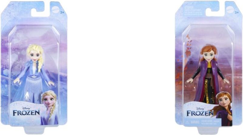 Disney Frozen Mini Κούκλες-4 Σχέδια (HLW97) - φωτογραφία 3