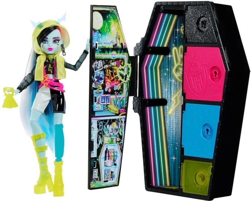 Monster High Neon Frights - Frankie HNF79 Κούκλα