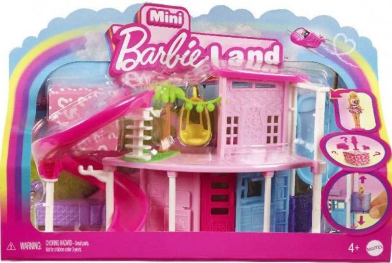 Barbie Mini Barbieland-Σπίτια-3 Σχέδια (HYF44) - φωτογραφία 3