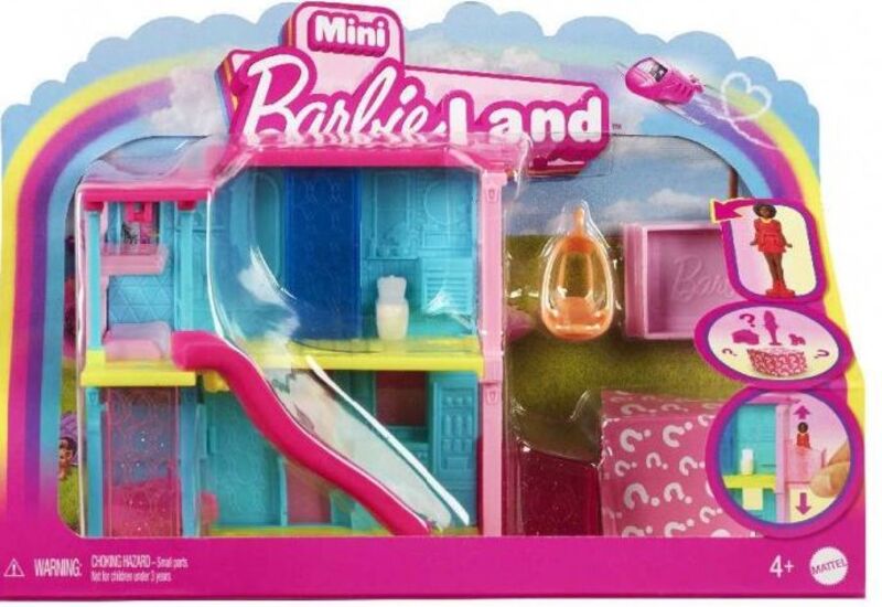 Barbie Mini Barbieland-Σπίτια-3 Σχέδια (HYF44) - φωτογραφία 4