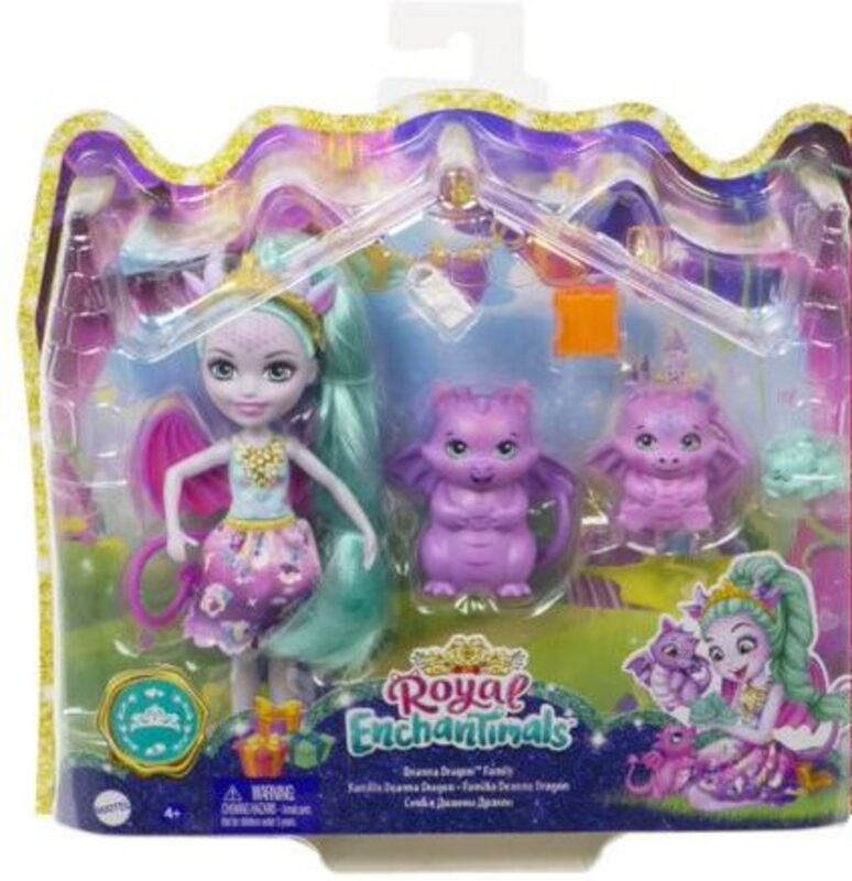 Enchantimals Royals Κούκλα & Οικογένεια Δράκοι (GYJ09) φωτογραφία