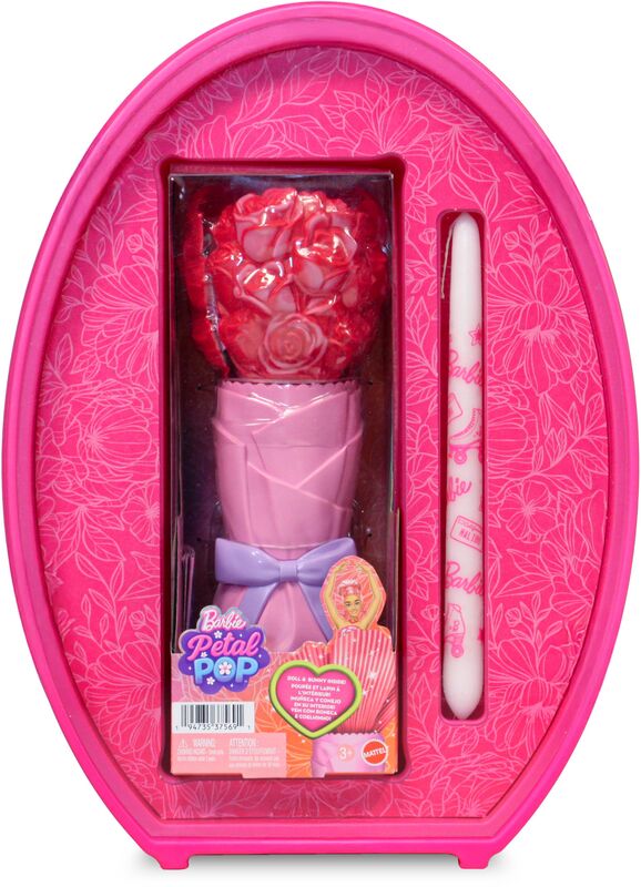 Λαμπάδα Barbie Petal Pop-Κόκκινο Τριαντάφυλλο (JMF59)