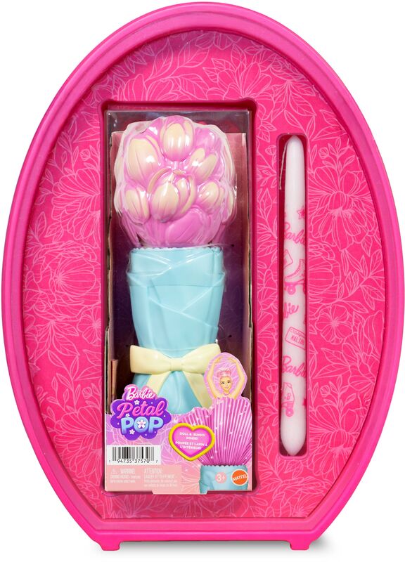 Λαμπάδα Barbie Petal Pop-Ροζ Τουλίπα (JMF57)