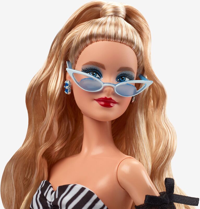Barbie 65 Χρόνια-Ασπρόμαυρο Φόρεμα (HRM58) - φωτογραφία 5