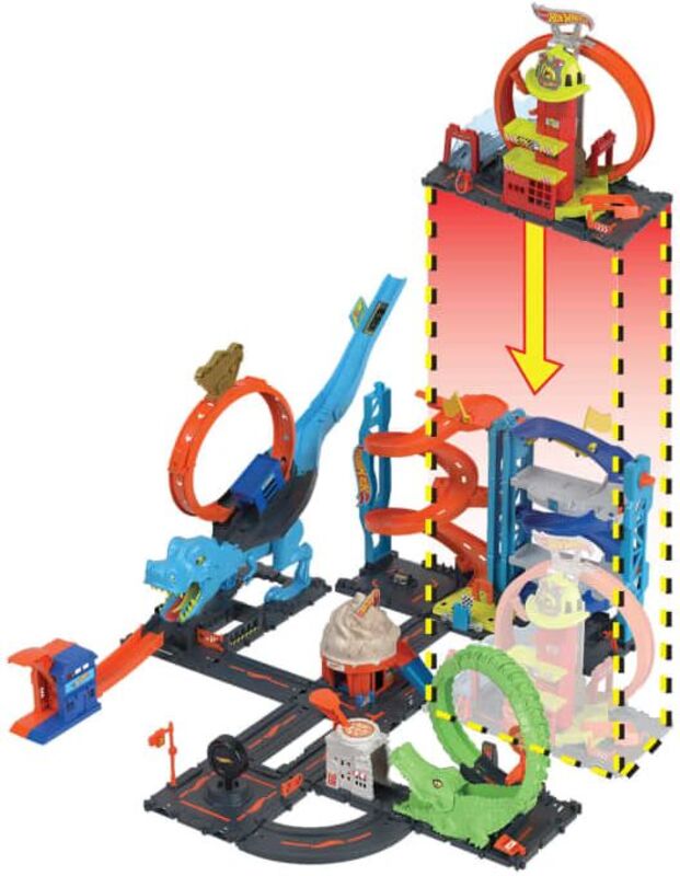 Hot Wheels Πίστα Πυροσβεστικός Σταθμός City (HKX41) - φωτογραφία 5